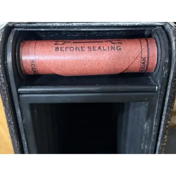 Antique Eastman Kodak NO. 3A FOLDING POCKET KODAK Model B-4 Camera w/ Red Bellow - Picture 15 of 15